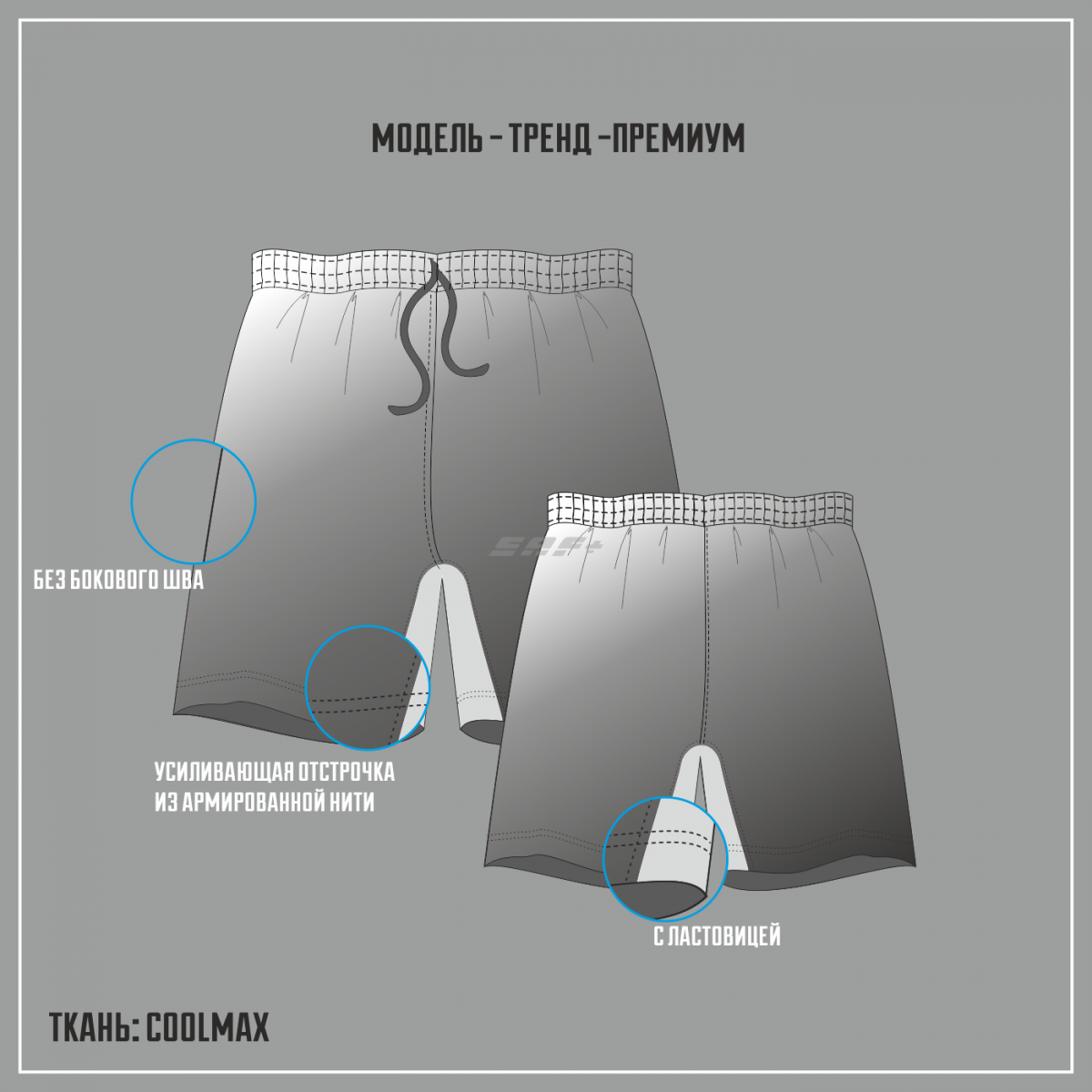 Футбольные шорты "ТРЕНД-ПРЕМИУМ"